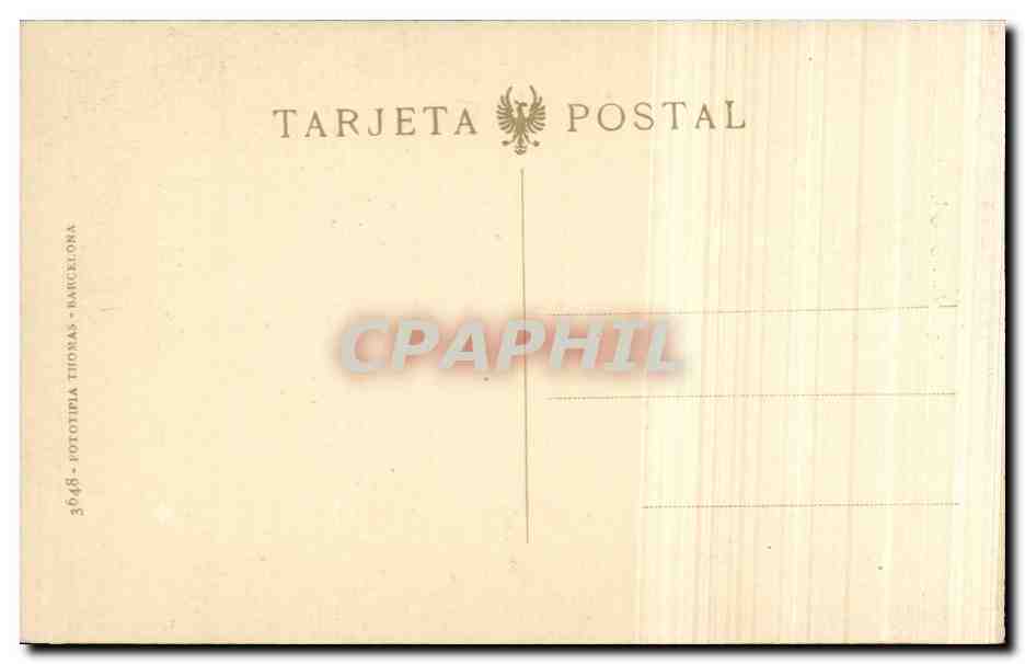 CPA Espagne Spain Espana Camprodon Ritort — Verso