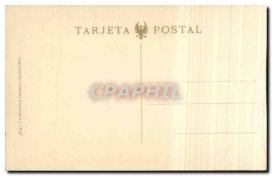 CPA Espagne Spain Espana Camprodon El Ter — Rückseite