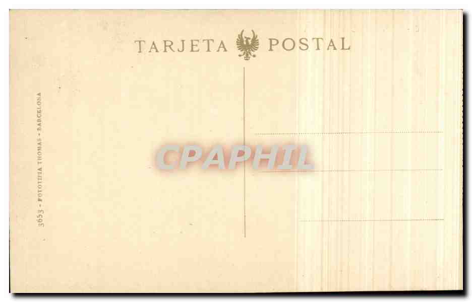CPA Espagne Spain Espana Camprodon La Roca — Rückseite