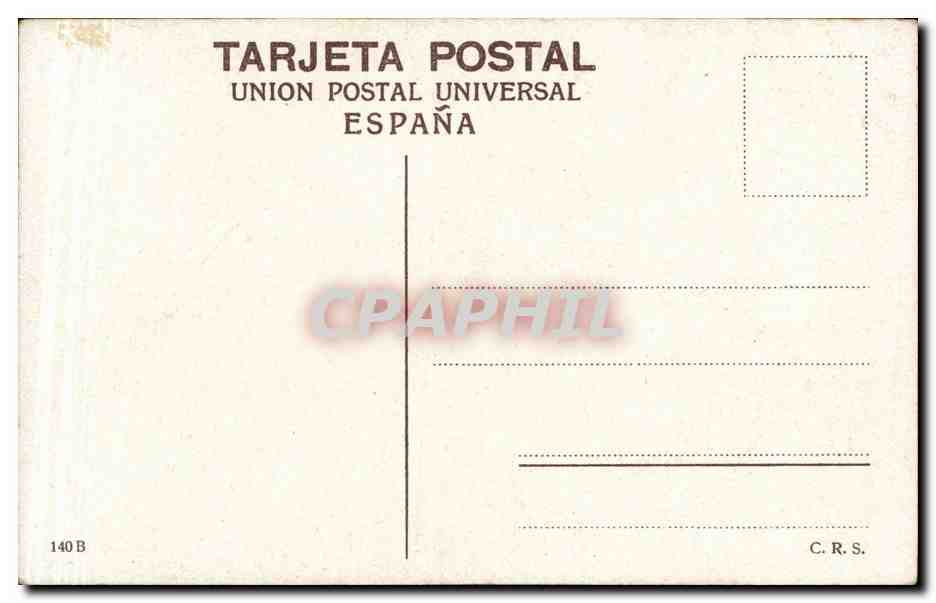 CPA Espagne Spain Espana Sevila Jardines de Murillo — Rückseite