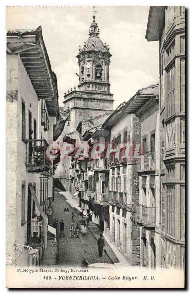 Fuenterrabía — Calle Mayor — Phototype Marcel Delboy, Bordeaux, n° 450