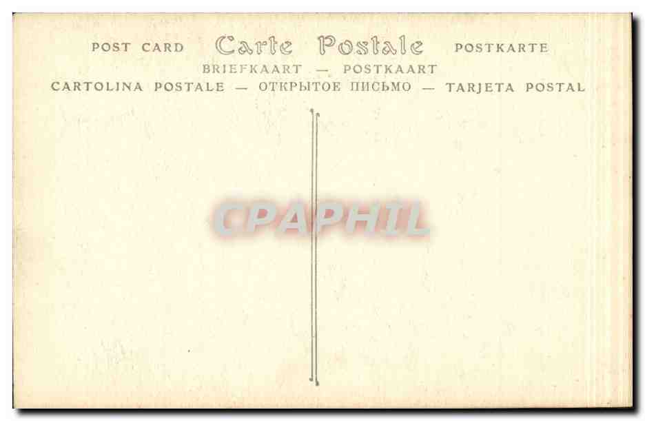 CPA Espagne Spain Espana Fuenterrabia Calle Mayor — Rückseite
