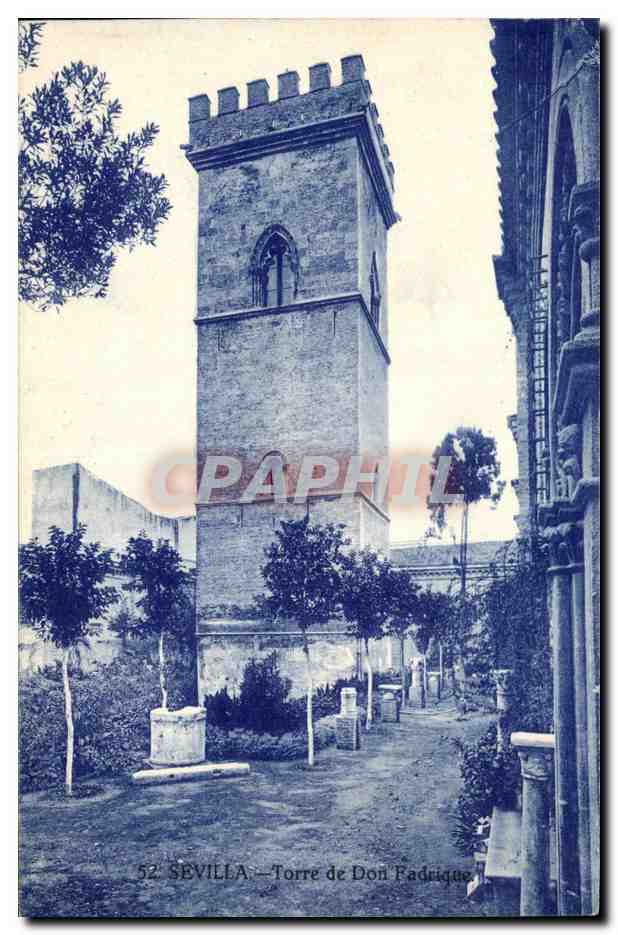 CPA Espagne Spain Espana Sevilla Torre de Don Fadrique