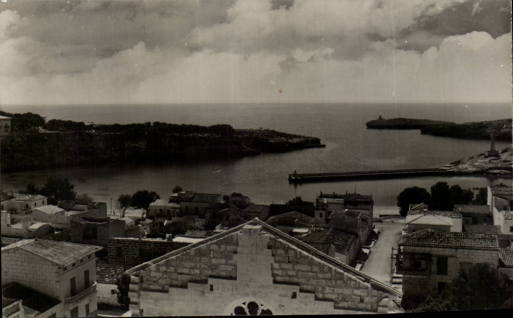 CPA Espagne Spain Espana Mallorc Porto Cristo Vista general del Puerto