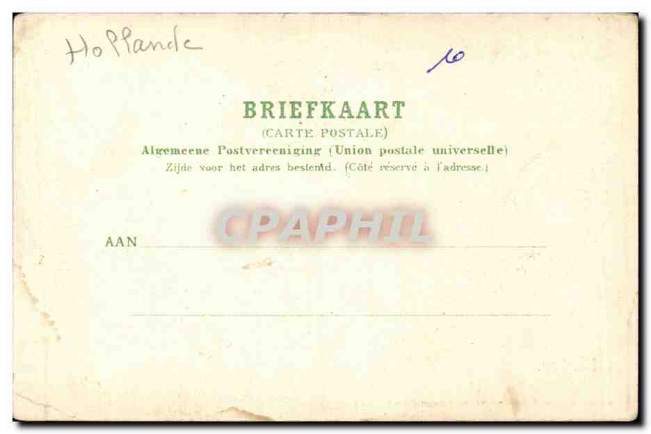 Pays Bas - Holland - Nederland - Marken - CPA  — Rückseite