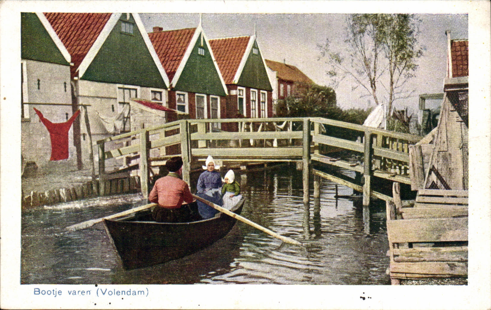 Pays Bas - Holland - Nederland - Volendam - Bootje varen - CPA 