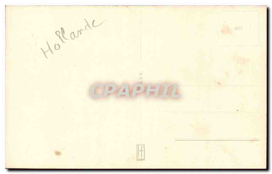 Pays Bas - Holland - Nederland - Boerderijen CPA  — Rückseite