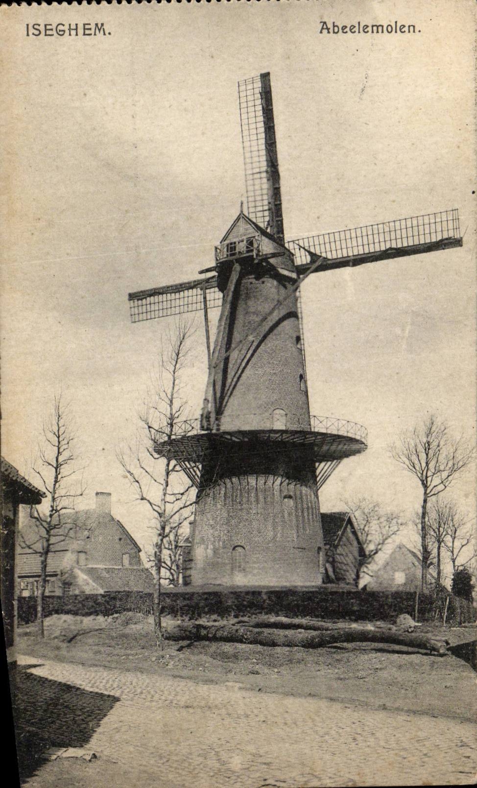 Pays Bas - Holland - Nederland - Iseghem - Abeelemolen - windmill - moulin CPA 