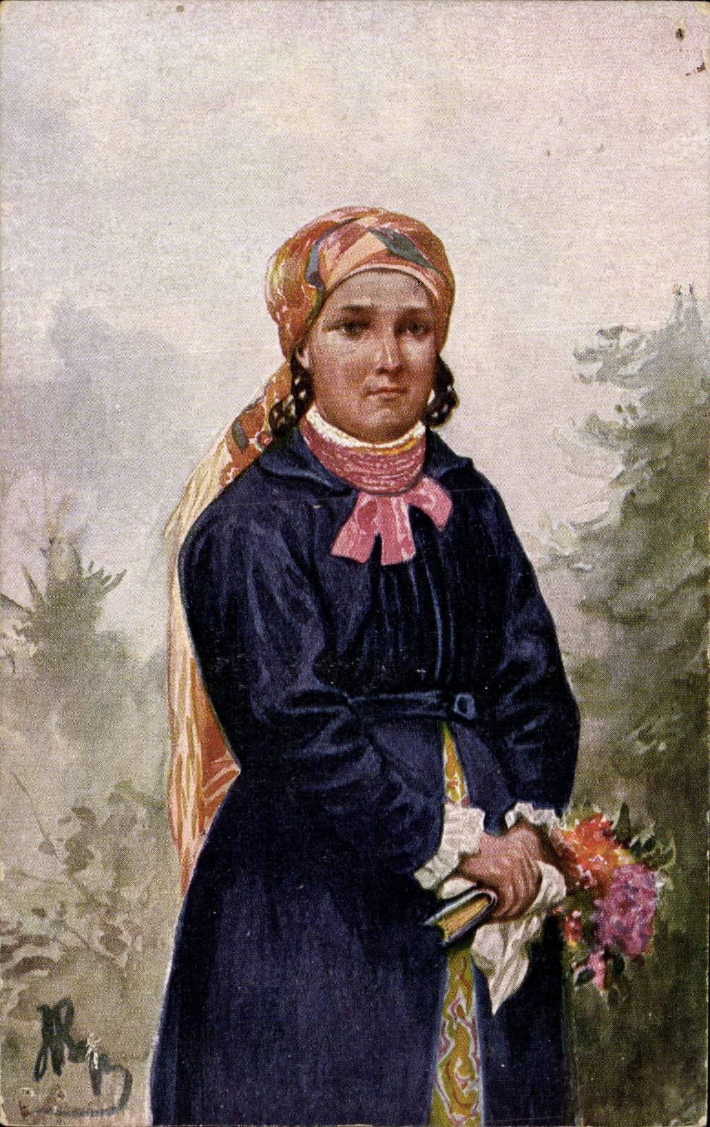 Pays Bas - Holland - Nederland - Folklore - Costume - Eine Landwirtin - CPA 