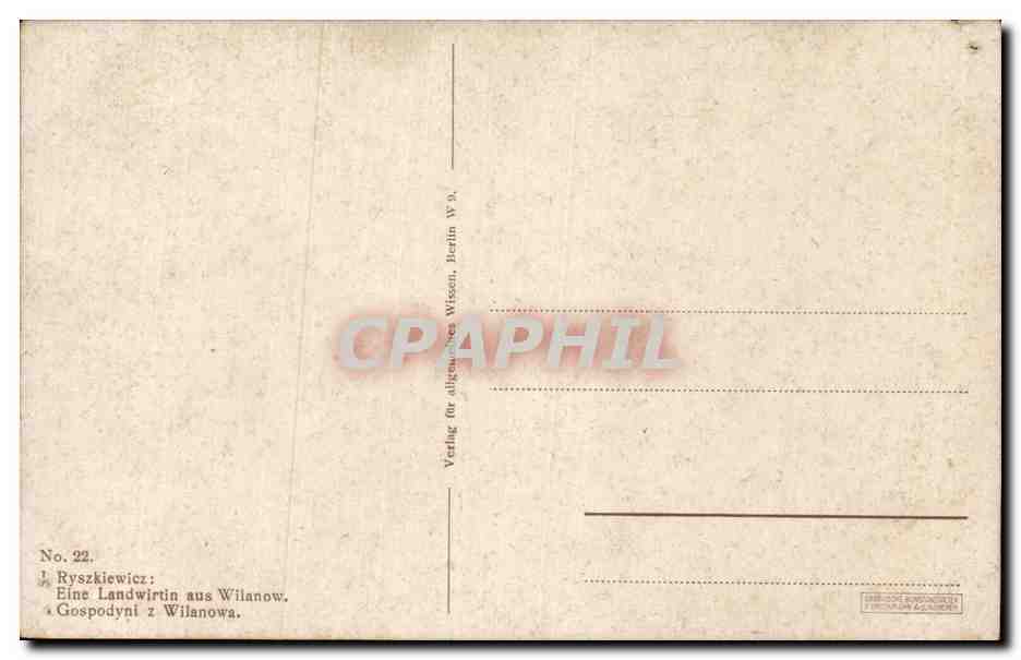 Pays Bas - Holland - Nederland - Folklore - Costume - Eine Landwirtin - CPA  — Back