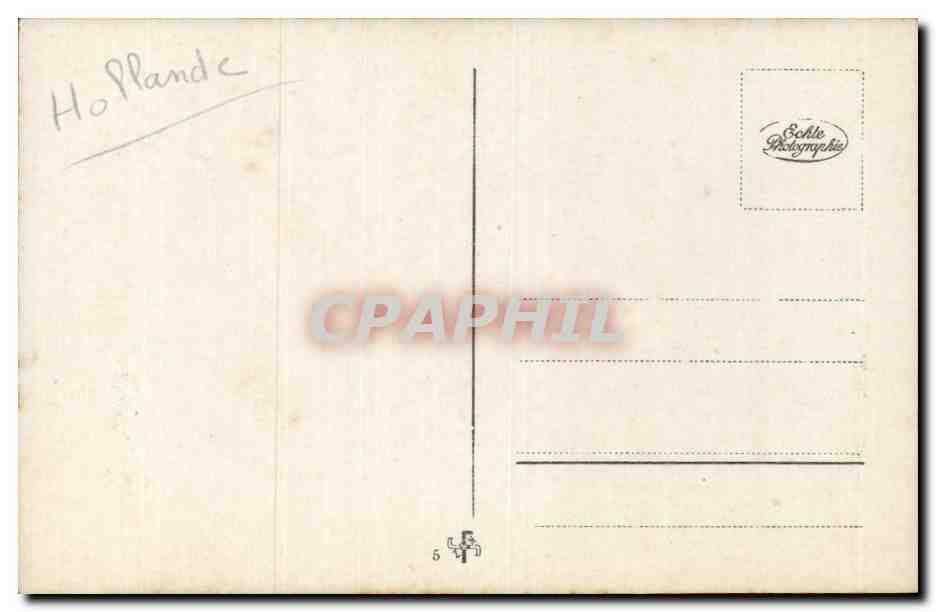 Holland - Nederland - Pays Bas - Middelburg - Balans - CPA  — Rückseite
