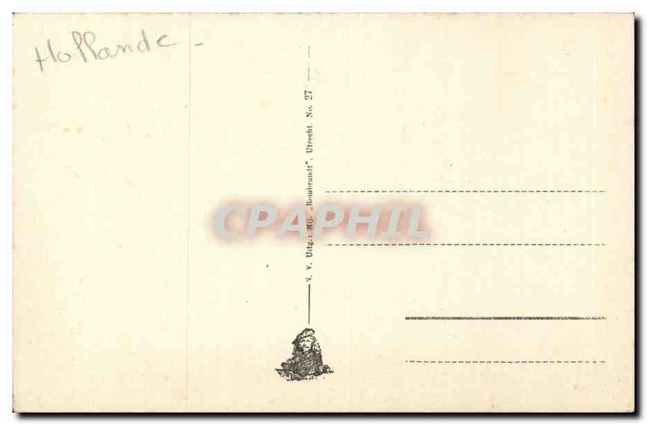 Nederland - Holland - Pays Bas - Middelburg - Hotel de Abdij - CPA  — Rückseite