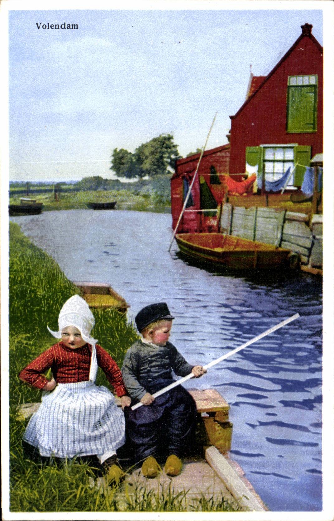 Nederland - Holland - Pays Bas - Volendam - kinder - CPA 