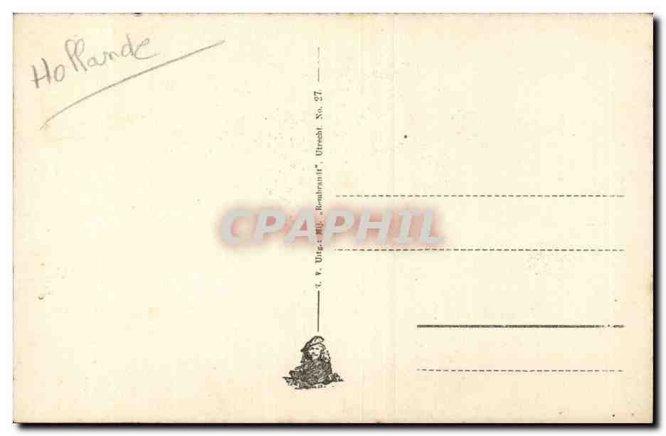 Nederland - Holland - Pays Bas - Middelburg - Hotel de Abdij- CPA  — Rückseite