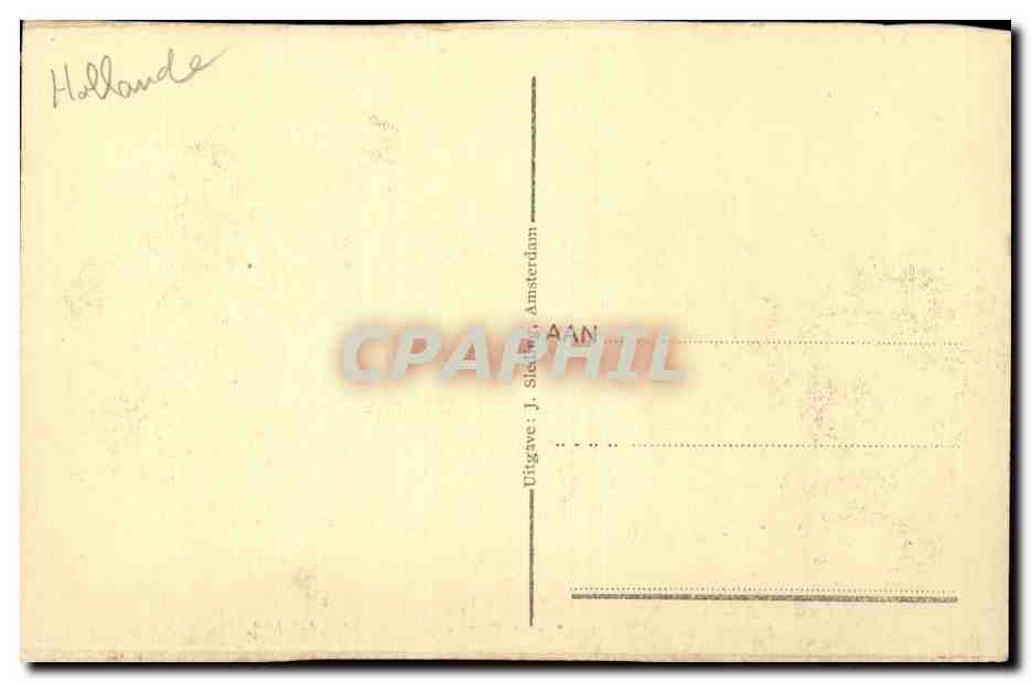 Nederland - Holland - Pays Bas - Amsterdam - Vijzelstraat - CPA  — Rückseite