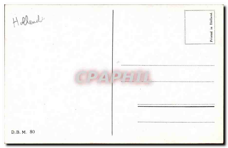 Nederland - Holland - Pays Bas - Zeeland - Groole Keerl le Veere - CPA  — Rückseite