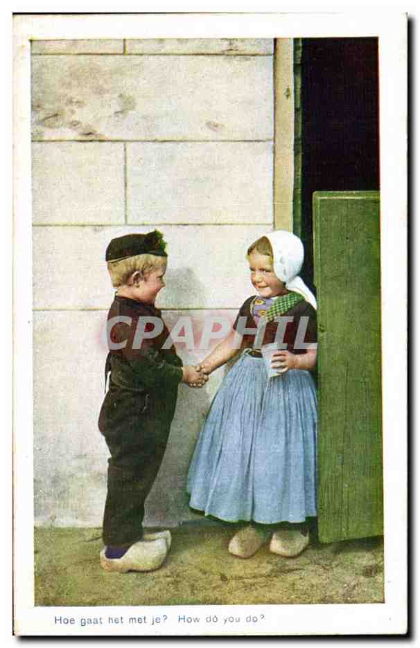 Nederland - Holland - Pays Bas - Folklore - Enfants - jonge - Kind CPA 