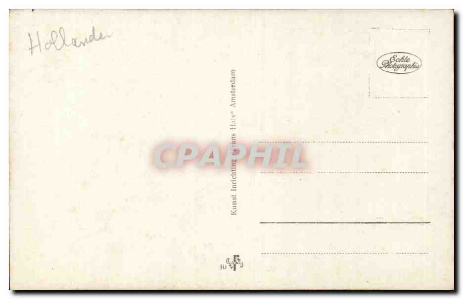Nederland - Holland - Pays Bas - Volendam- Folklore - Enfants - meid - Kind CPA  — Rückseite