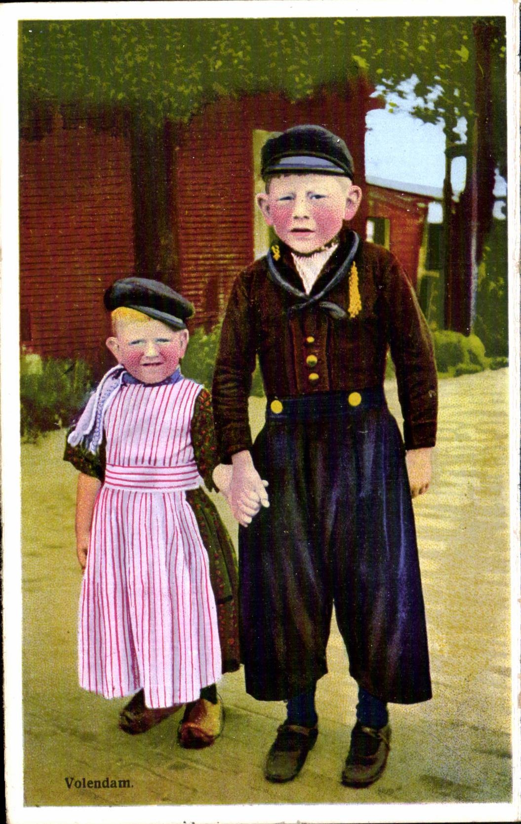 Nederland - Holland - Pays Bas - Volendam - Folklore - Enfants - - jonge - Kind - CPA 