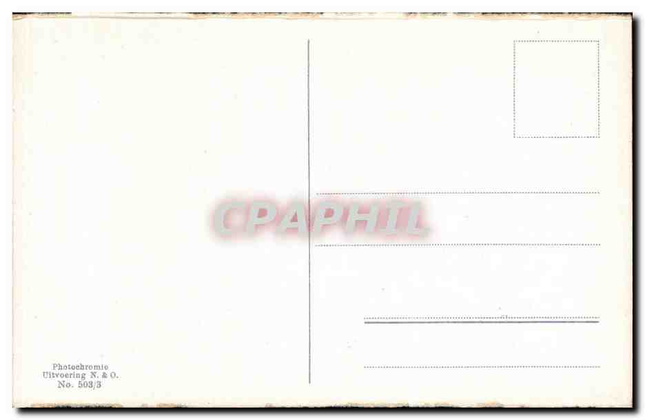 Nederland - Holland - Pays Bas - Folklore - Enfants - Kind - meid - CPA  — Rückseite