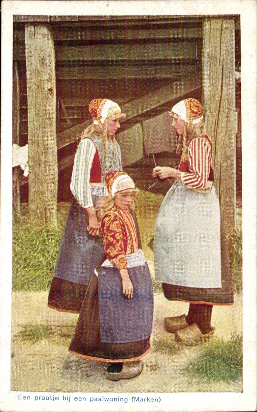 Nederland - Holland - Pays Bas - Folkore - Costumes - Kind - Meid CPA 