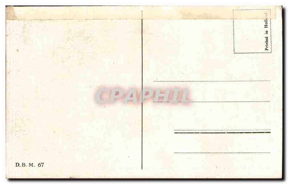 Nederland - Holland - Pays Bas - Folkore - Costumes - Kind - Meid CPA  — Rückseite