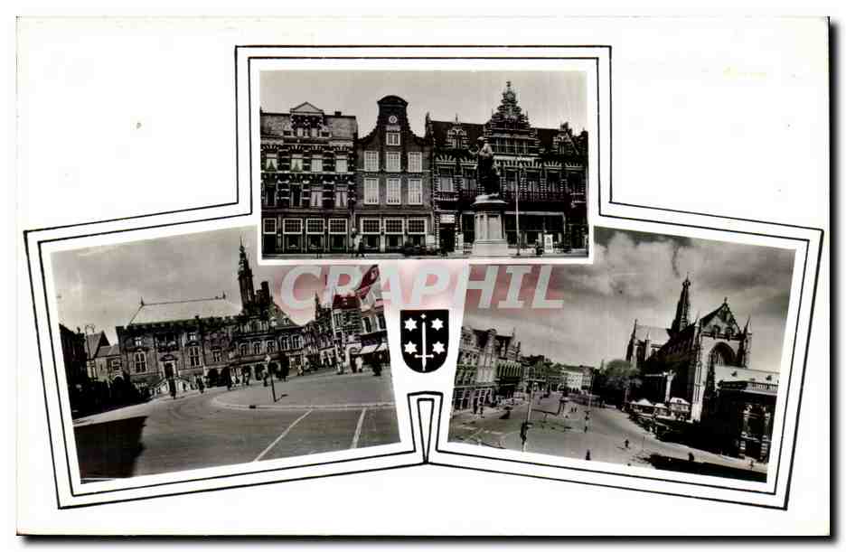 Nederland - Holland - Pays Bas - Cafe Restaurant - Gebrs Brinkmann - Haarlem - Grote Markt - CPA 