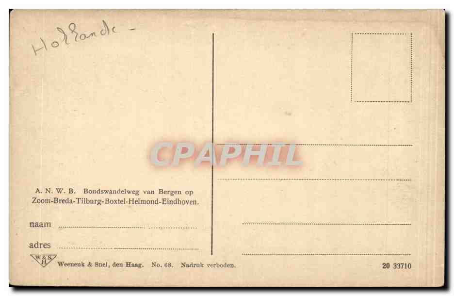 Nederland - Holland - Pays Bas - S Hertogenbosch - St Jameskerk - CPA  — Rückseite