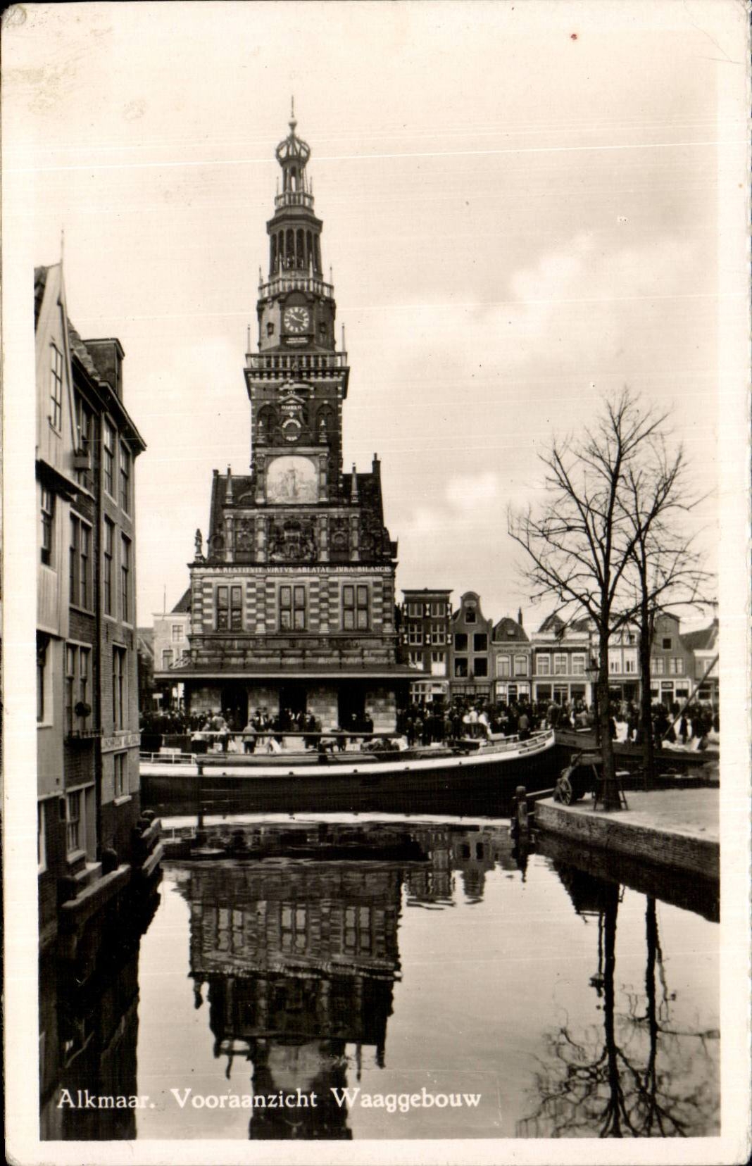CPA Pays Bas Alkmaar Vooraanzicht Waaggebouw