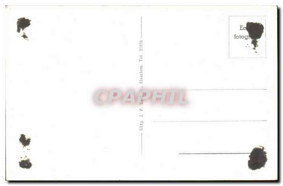 Nederland - Holland - Pays Bas - Santpoort - Hotel - Duin en Kruidberg - - CPA  — Rückseite