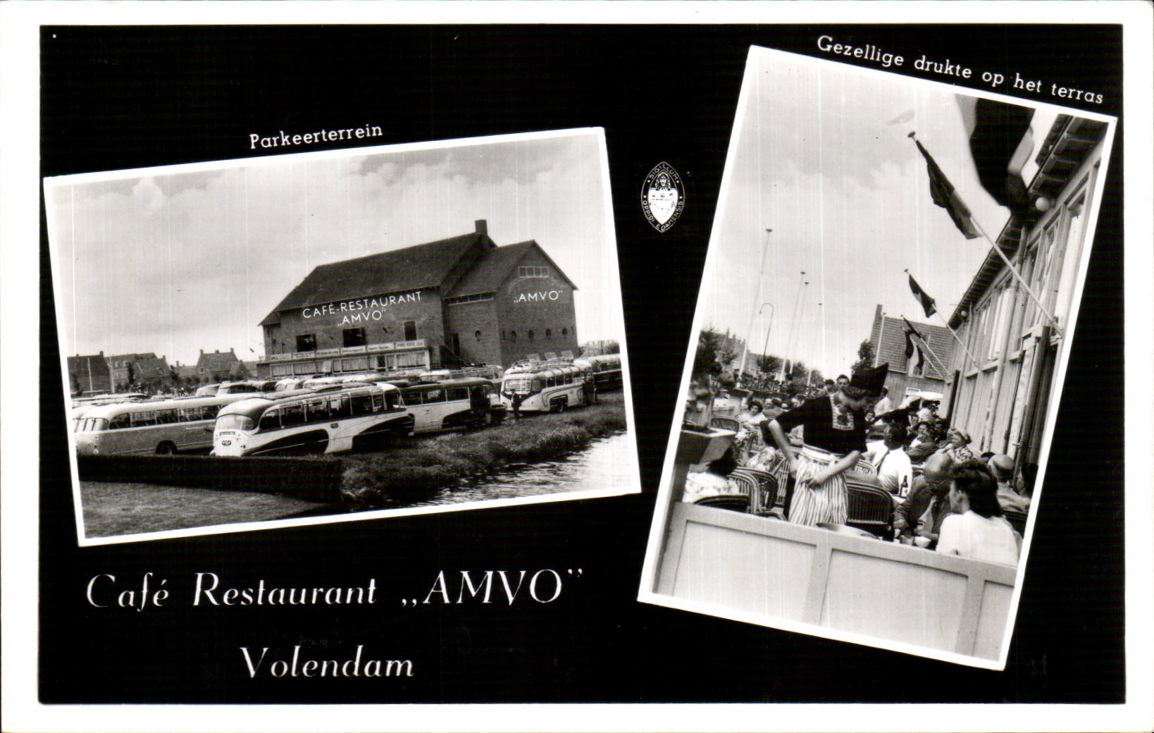 Café-Restaurant „AMVO“ — Volendam — éditeur CPAPHIL, n° 754