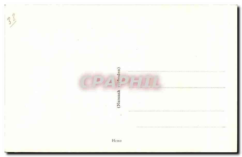 Nederland - Holland - Pays Bas - Marken - Folklore - Costumes - CPA  — Rückseite