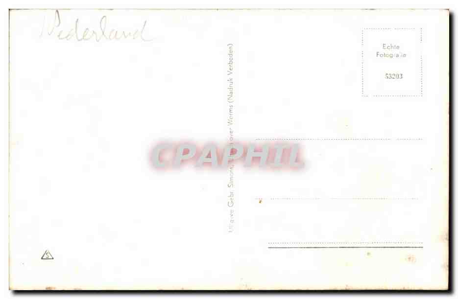 Nederland - Holland - Pays Bas - Epen Bruggetje - CPA  — Rückseite