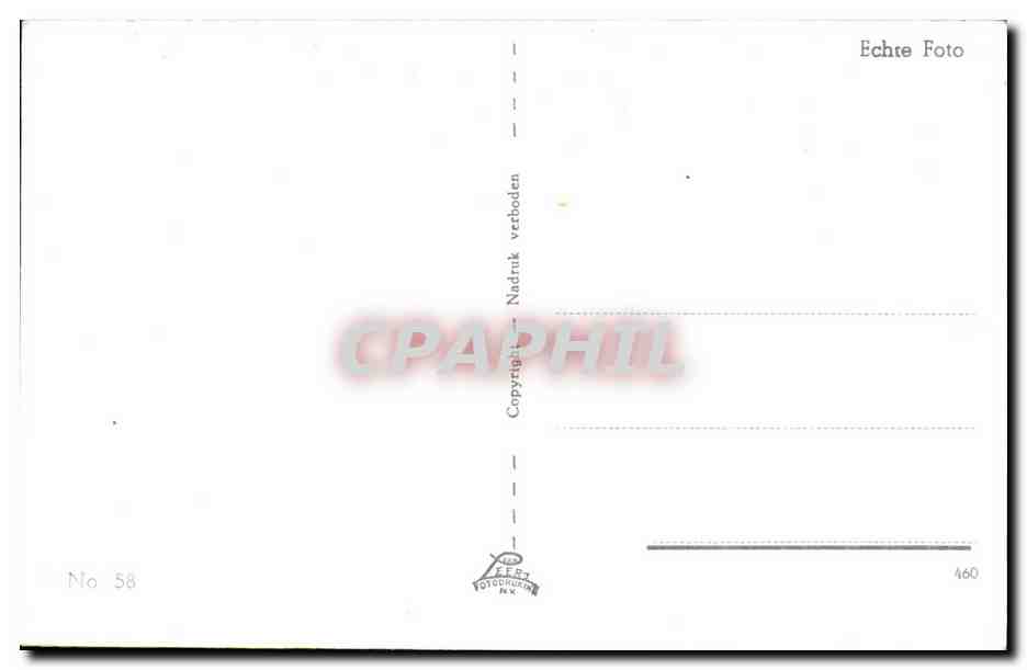 Nederland - Holland - Pays Bas - Bloemenmarkt - Meid - CPA  — Rückseite