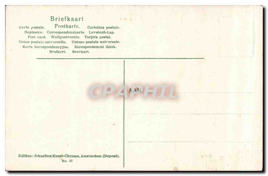 Nederland - Holland - Pays Bas - Leiden - Vischmarkt met Fontein - CPA  — Back