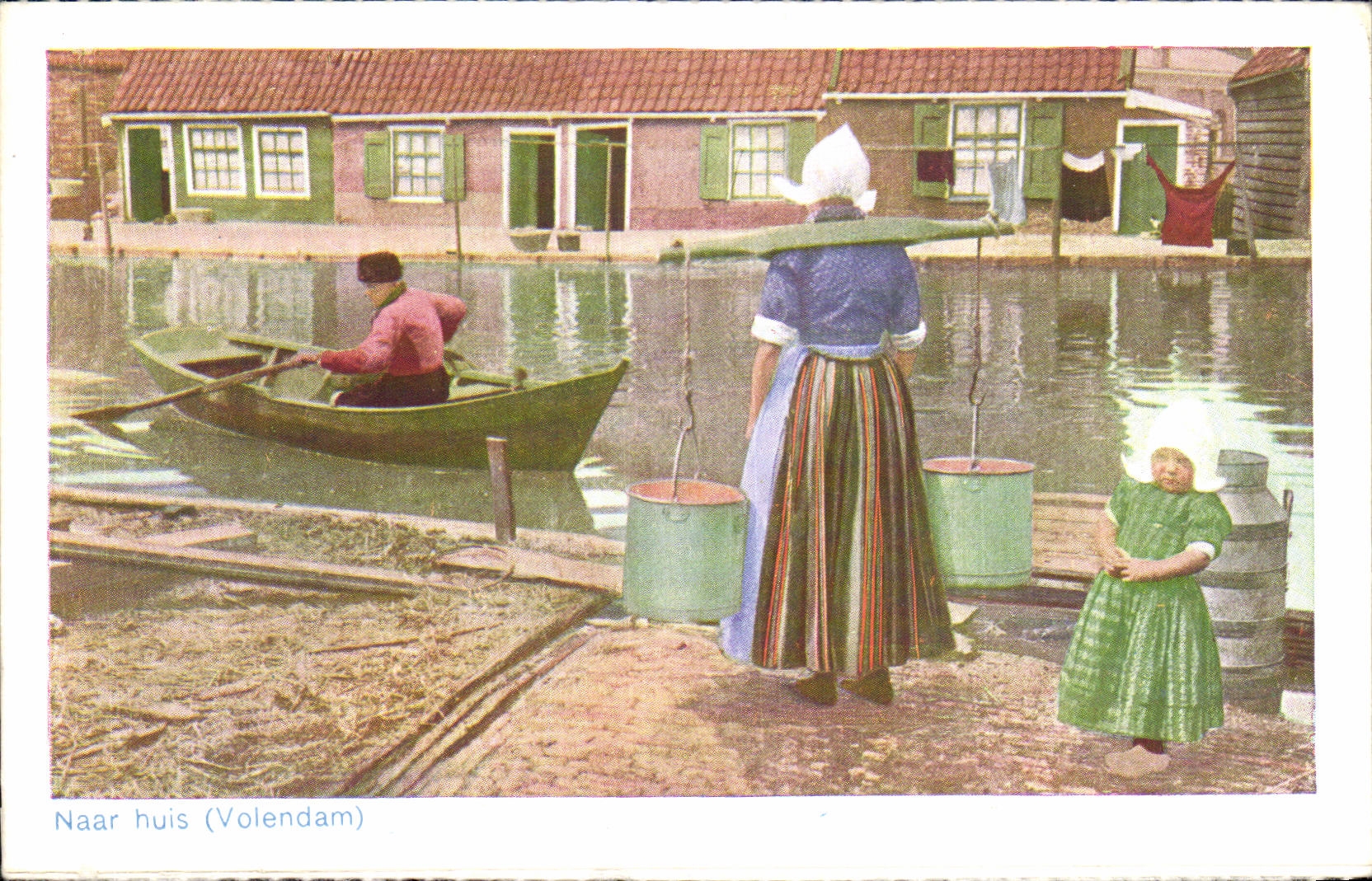 Volendam — Scène de vie — CPAPHIL