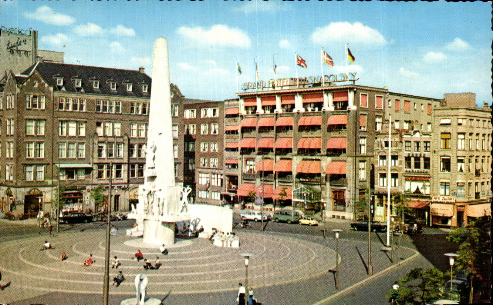 CPA Pays Bas Amsterdam Nationaal Monument 