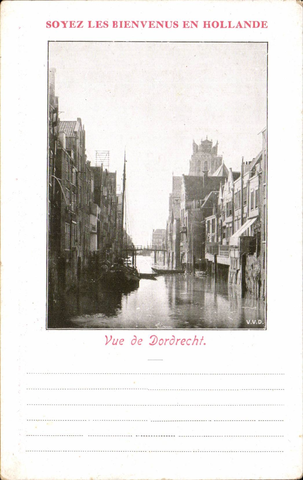 CPA Pays Bas Hollande Vue de Dordrecht