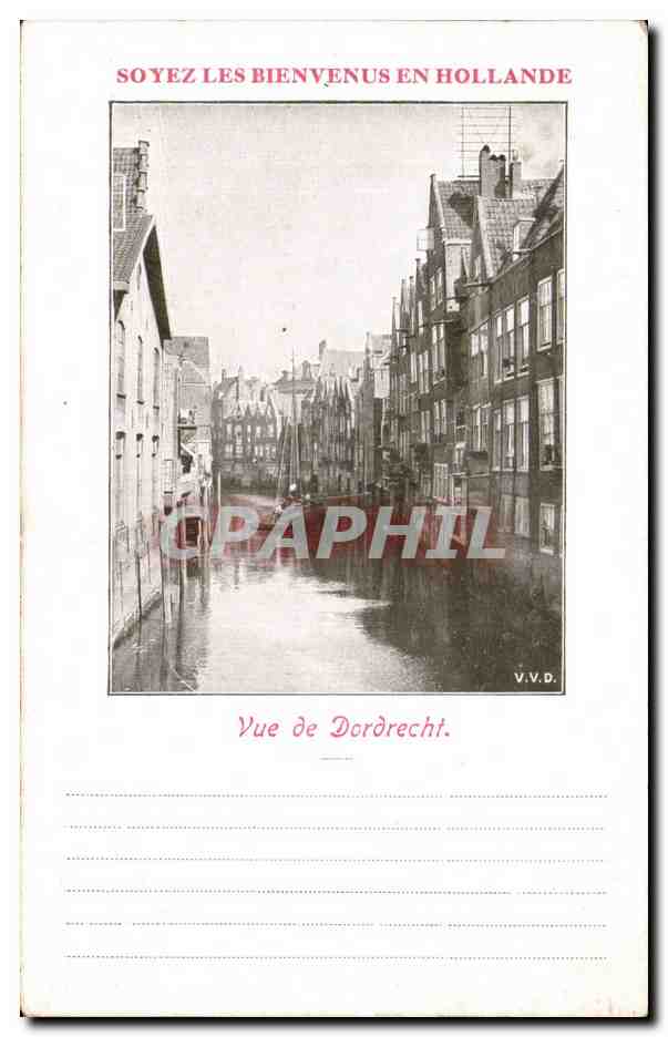 CPA Pays Bas Hollande Vue de Dordrecht