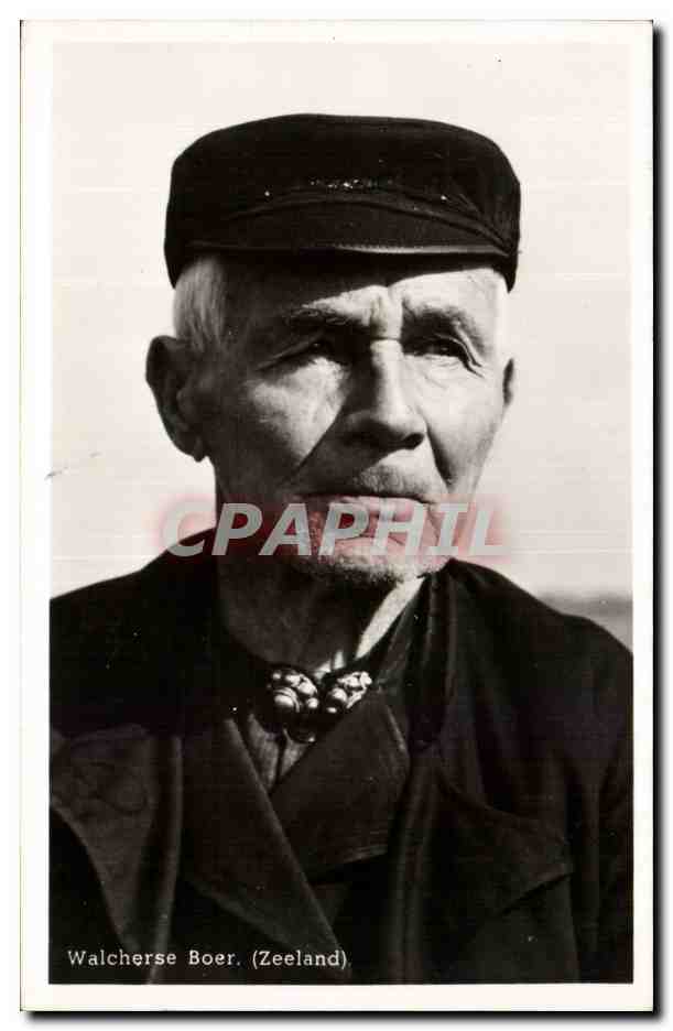 CPA Pays Bas Walcherse Boer Zeeland Folklore Pecheur