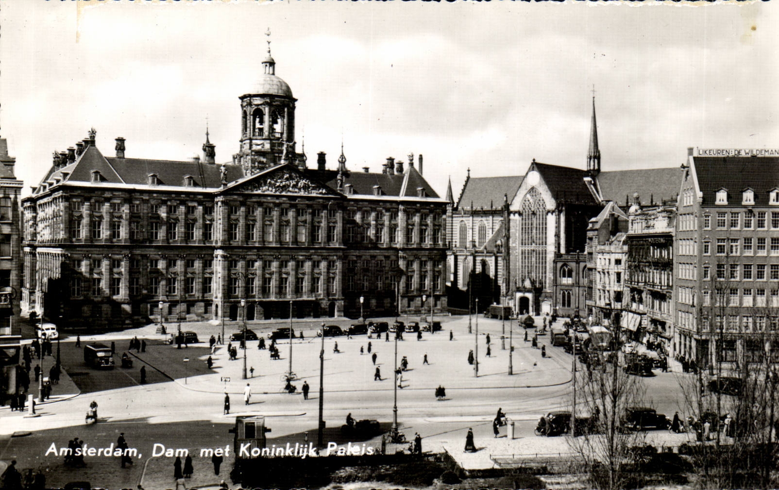 Amsterdam, Dam met Koninklijk Paleis — M. van Gelderen & Zoon N.V., Amsterdam — No. 1