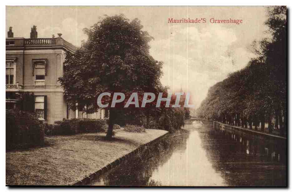 CPA Pays Bas Mauritskade's Gravenhage School