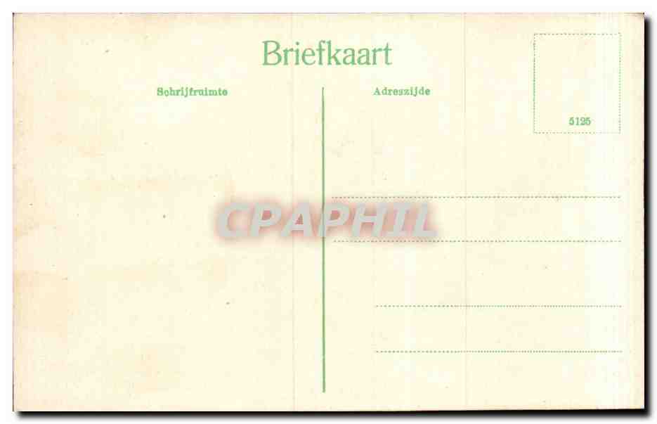 CPA Pays Bas Mauritskade's Gravenhage School — Back