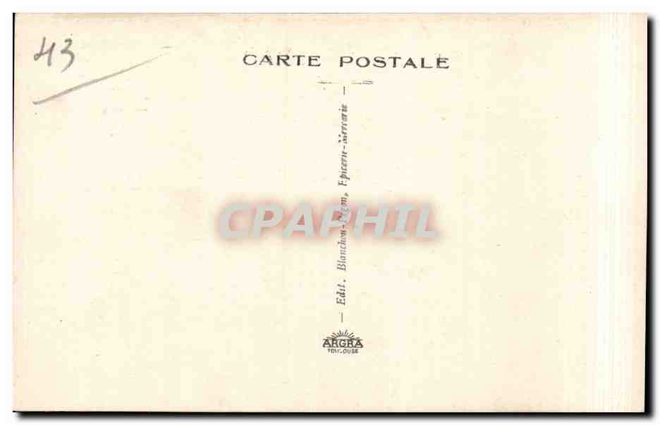 CPA Chamalieres sur Loire Ensemble de l'eglise — Rückseite