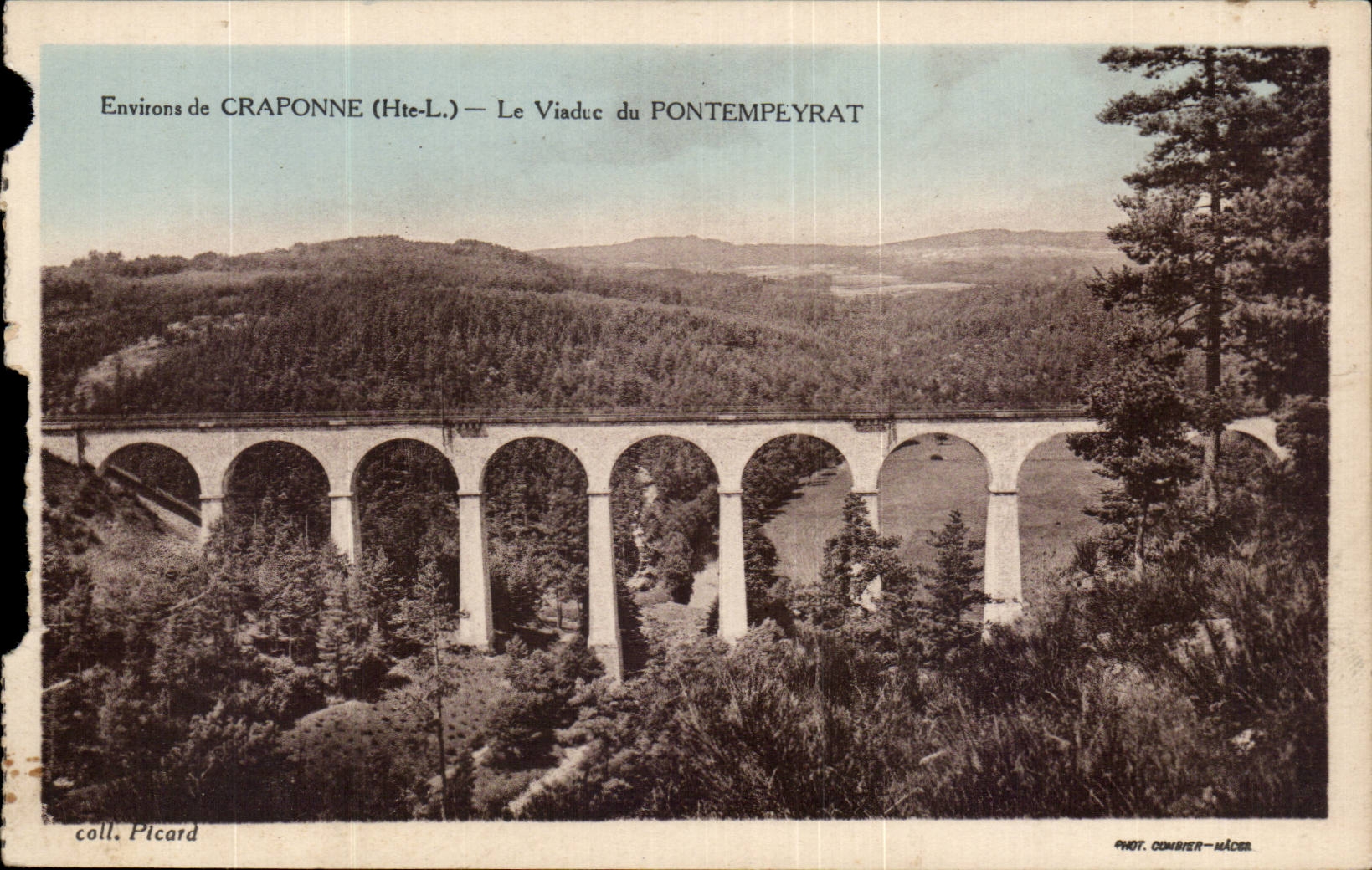 CPA Environs de Craponne Le viaduc du Pontempeyrat