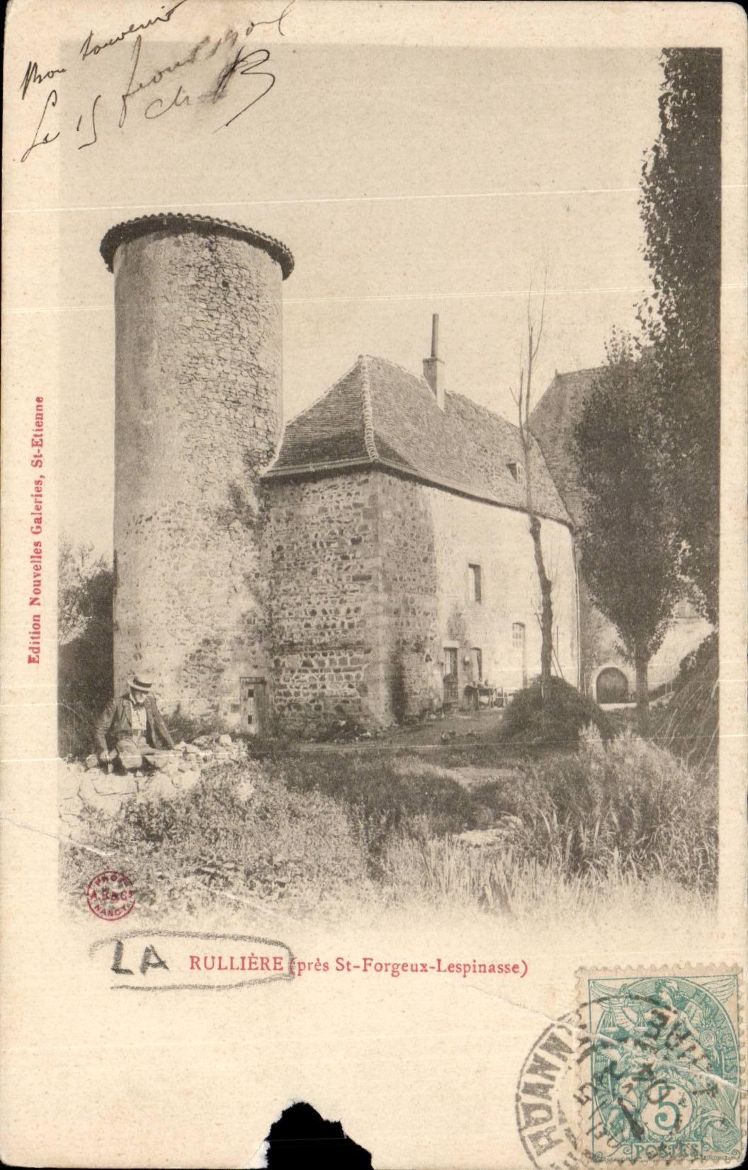 CPA La Rulliere pres St Forgeux Lespinasse