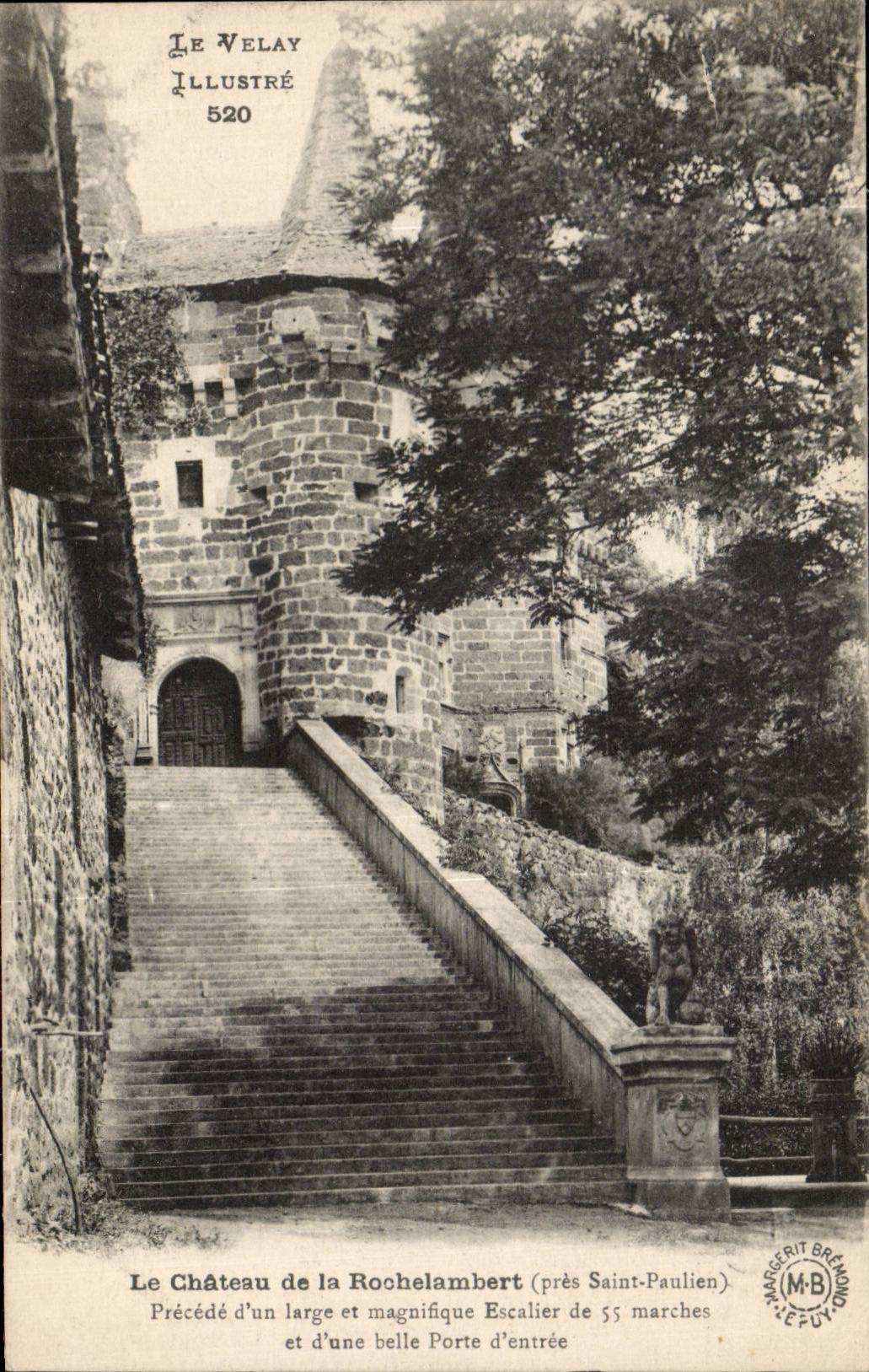 CPA Chateau de la Rochelambert pres Saint Paulien