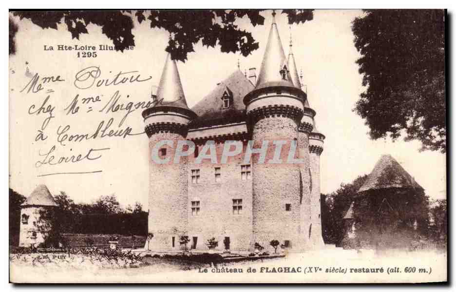 CPA Le chateau de Flaghac restaure