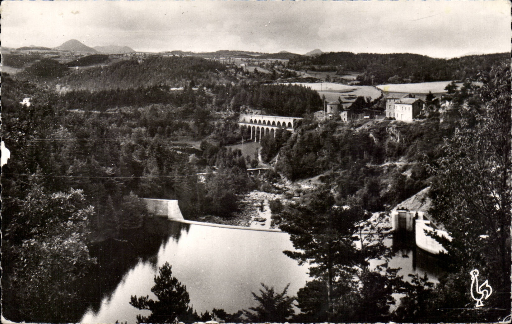 CPSM Yssingeaux Barrage du viaduc de la Chapellette