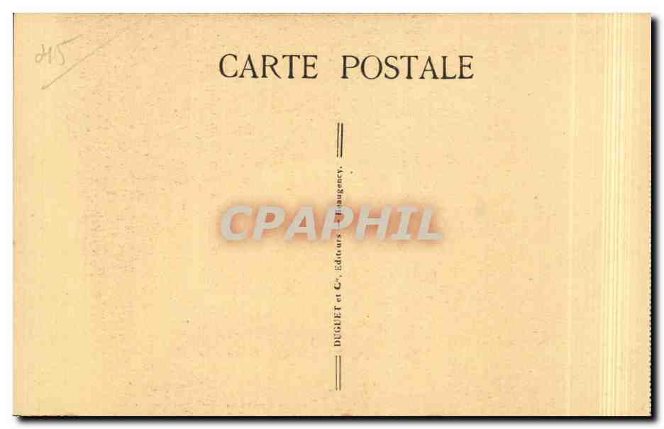 CPA Beaugency L'eglise Chapelle Notre Dame — Rückseite